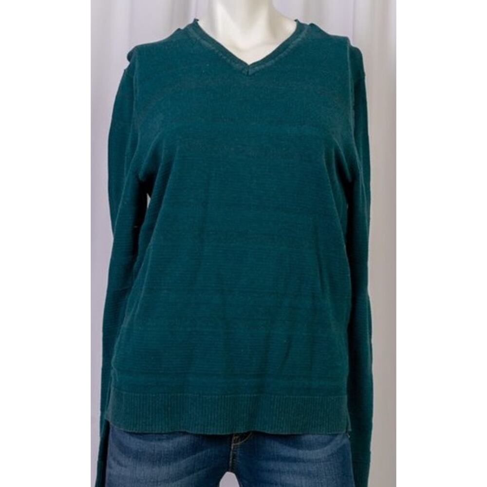 Alfani Women's Green Pullover slim fit Sweater Size M